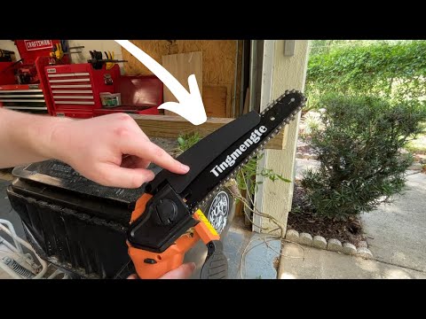 Tingmengte Mini 8 Inch Chainsaw Review | Biggest Mini Saw I've Tested!
