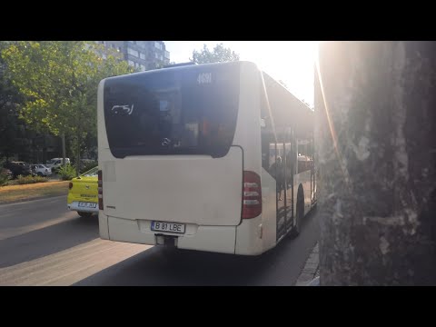 O statie pe linia 222, cu autobuzul Mercedes Benz Citaro E4 4691