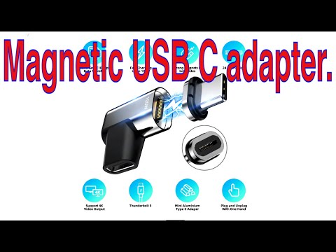 , title : 'Magnetic USB C adapter.'