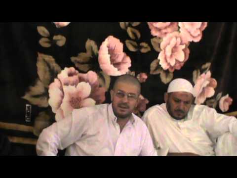 درس للشيخ عبد الله منصور للمجاهدين في أحد مقرات هيئة حماية المدنيين كتيبة الشهيد عبدالرحمن العزو