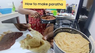 How i make soft chapati or paratha for my family #villagelife #africa#paratharecipe