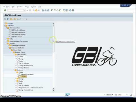 SAP navigation exercise 01 part 1