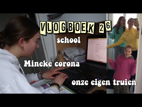 VEEL TE DOEN VOOR SCHOOL & ONZE TRUiEN BiNNEN!! & MiNEKE HEEFT CORONA || vlogboek 26 || famderooij