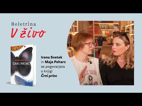 Naslovnica: Beletrina v živo: Irena Svetek: Črni princ