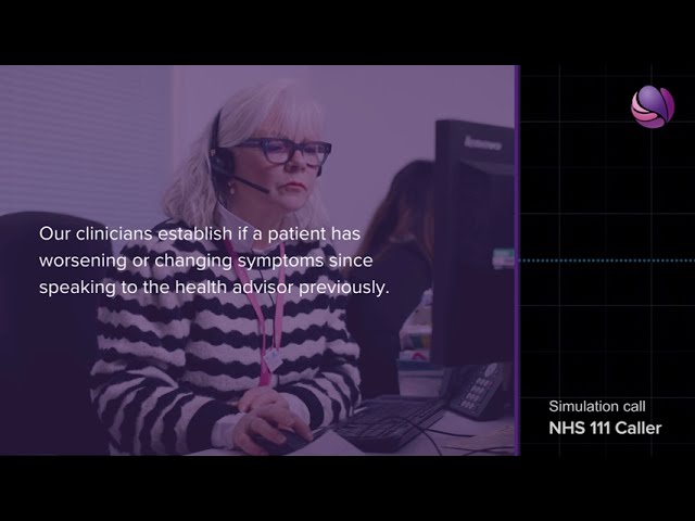Clinical advisor call simulation