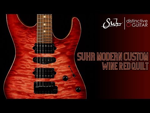 Suhr Modern Custom | Wine Red Quilt Top