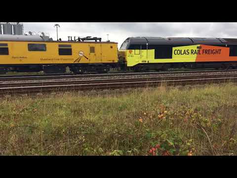 Colas 67 (67023) & (67027) at Middlesbrough