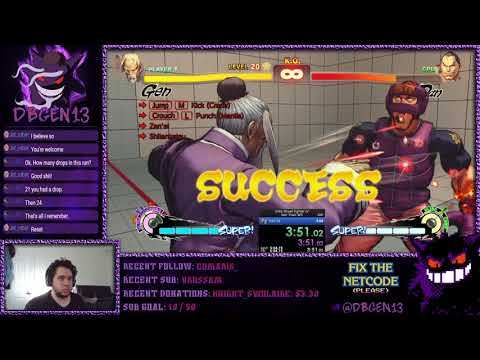 *WORLD RECORD* Gen USF4 Trials Speedrun - 5:00.48
