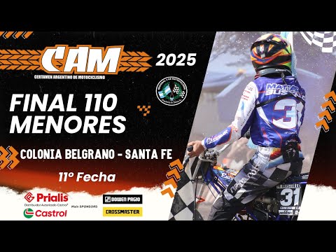 FINAL Completa - 110cc Menores - 11a Fecha Coronación - CAM 2025 - Colonia Belgrano