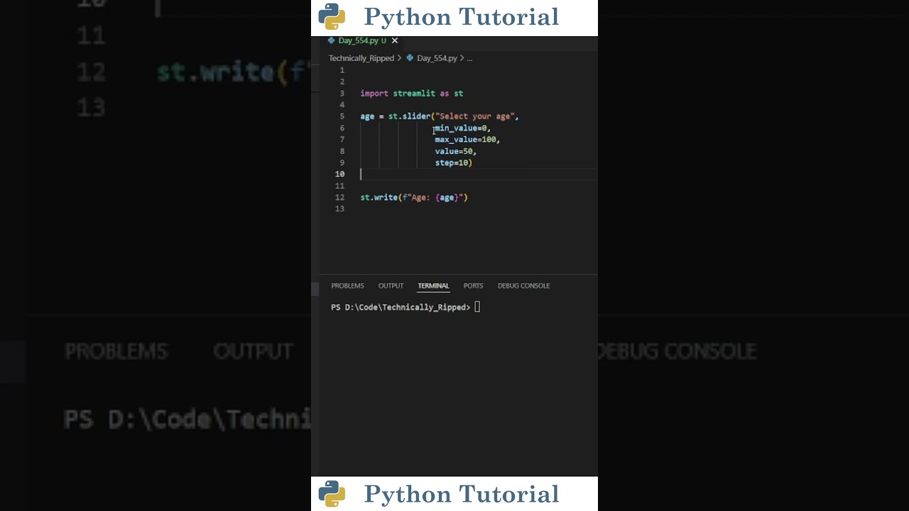 Adding Sliders To Streamlit Web App | Python Tutorial