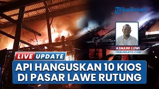 Kebakaran Aceh Tenggara: 10 Kios Hangus Dilalap Api di Pasar Terpadu Lawe Rutung