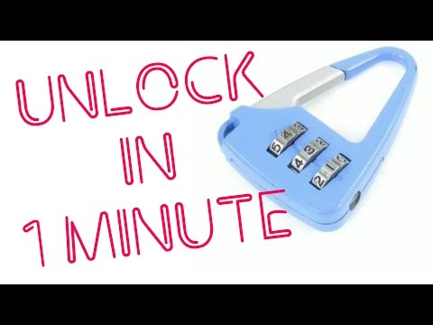 How to Open any Number Lock in 1 Min | Full tutorial Unlock | Life Hacks | KesPra ✔