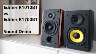 Edifier R1010BT vs Edifier R1700BT  ||  Sound Demo