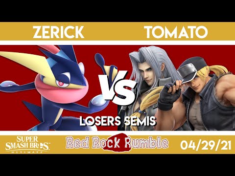 Red Rock Rumble #85 - Zerick (Greninja) VS. Tomato (Sephiroth, Terry) - LS - Smash Ultimate