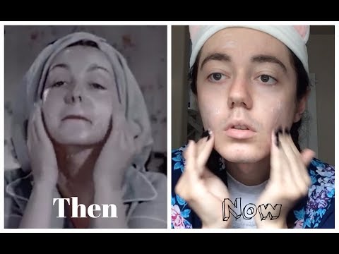 Simple 1940's Inspired Skincare Routine! (for Dry Skin)