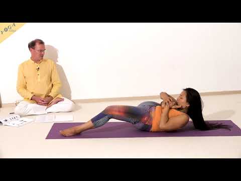 Fuß-zur-Brust-Stellung im Liegen - Eka Pada Shirasana Vorübung - Yoga Asana Lexikon