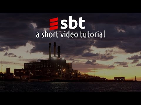 Scala sbt - a short video tutorial