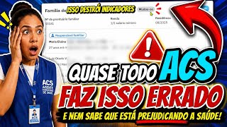 ERRO QUE QUASE TODO ACS COMETE AO REMOVER FAMILIA E PREJUDICA INDICADOR - COMO FAZER CERO PEC E-SUS