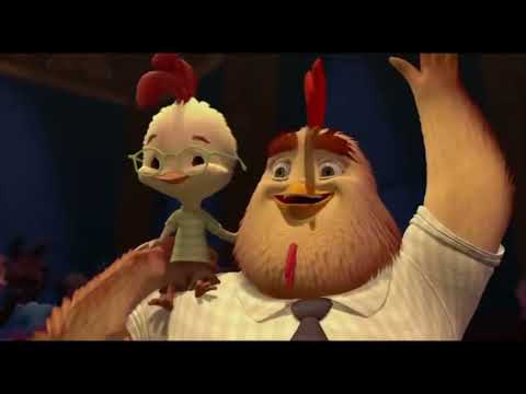 chicken little celebrando meme