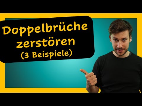 Double fractions - How to destroy them (3 examples)