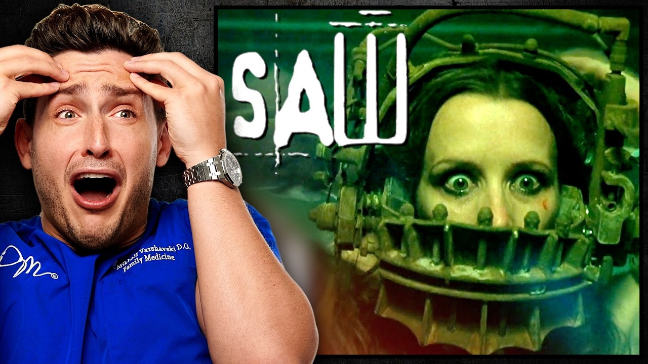Doctor Reacts To SAW Movie "Injuries"
