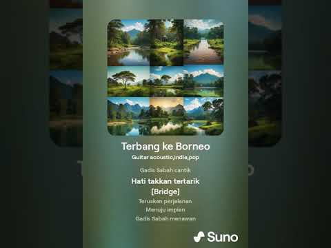 Terbang ke Borneo - lirik Dan lagu ciptaan Tambunan Youtuber #subscribe #music