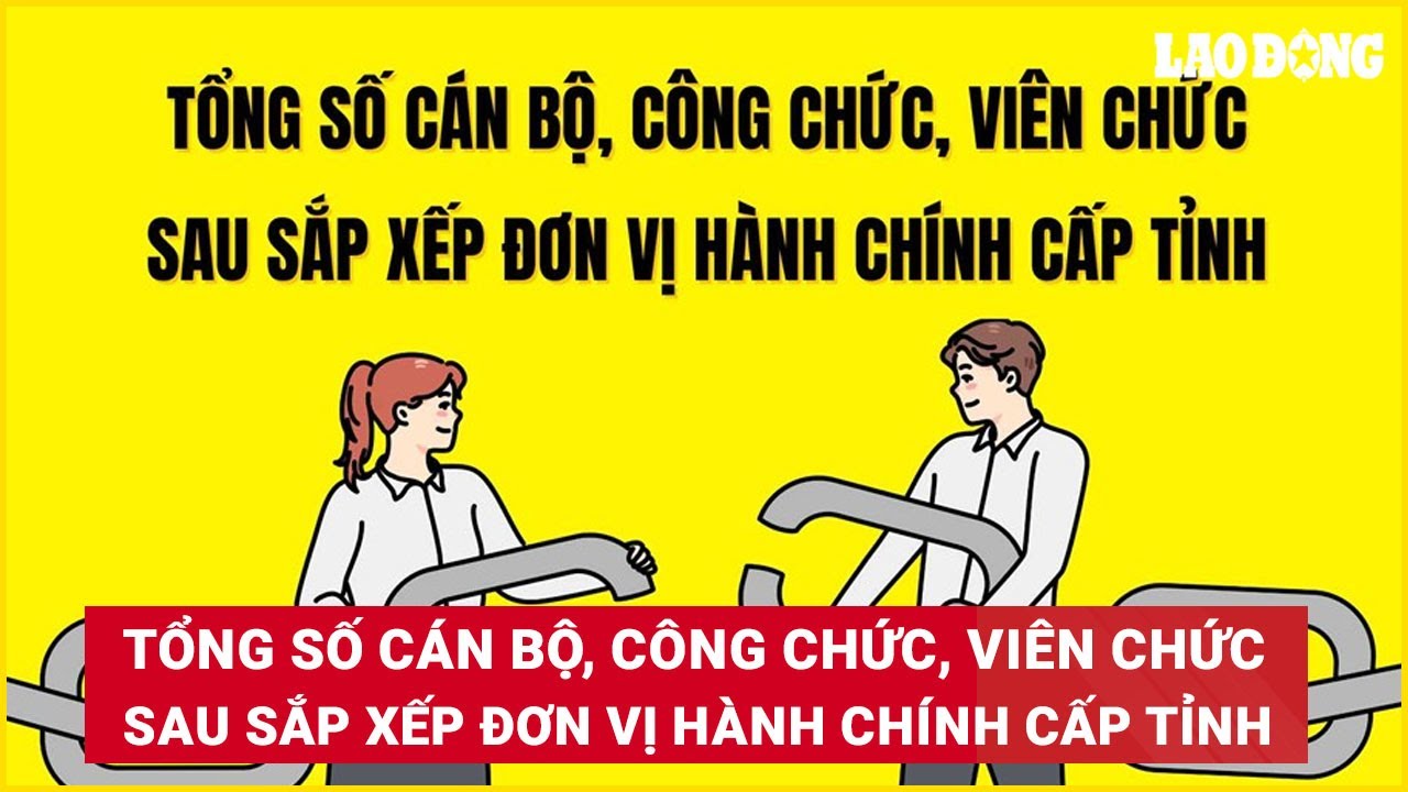 Tổng số cán bộ, công chức, viên chức sau sắp xếp đơn vị hành chính cấp tỉnh