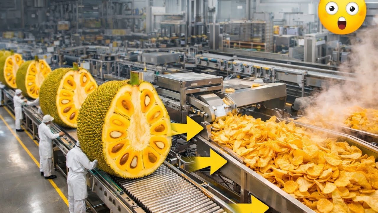 Inside a Modern Jackfruit Chips Factory USA – Step by Step Process