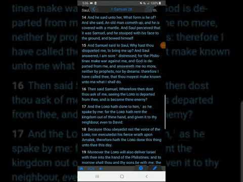 Saul was saved, it was Samuel, not a demon that prophesied to him.
