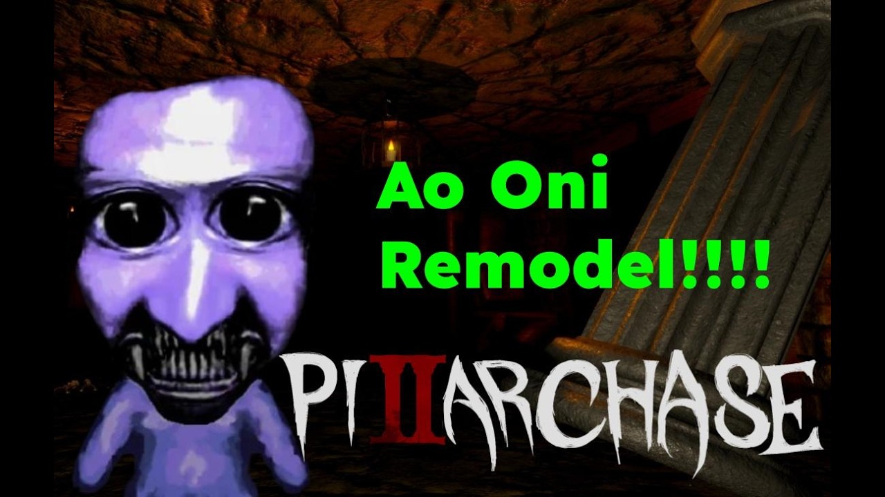 Pillar Chase 2: Recode  -  Ao Oni Got A New Remodel!!? Ao Oni Model Tweaks Gameplay