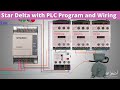 Star Delta Starter PLC Program And Wiring