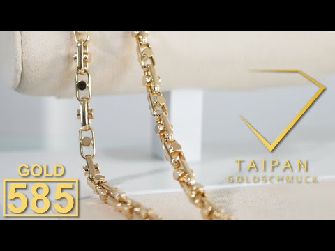 Taipan 14K 585 Gold Monte Carlo Kette 60cm 6,3mm