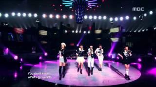 4Minute - What a girl wants, 포미닛 - 왓 어 걸 원트, Music Core 20091107