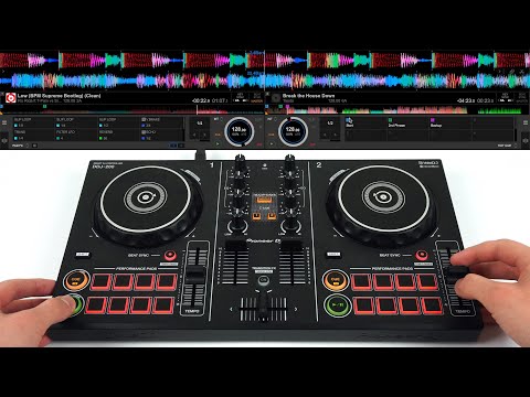 PRO DJ DOES EPIC EDM MIX ON $150 DJ GEAR - Creative DJ Mixing Ideas for Beginner DJs