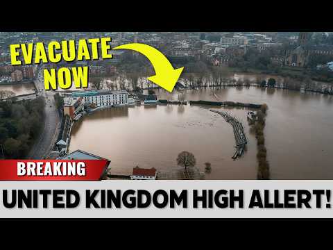 UK Flood Updates WORSE—Met Office Admits The Storm Train "WON'T TURN OFF" As Towns Drown.