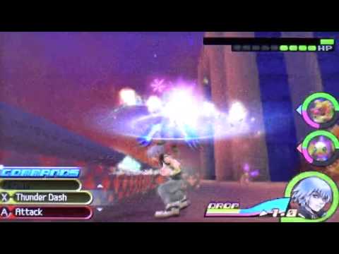 Kingdom Hearts 3D: Dream Drop Distance (English!) Part 84: Wargoyle - Secret Link (Riku)