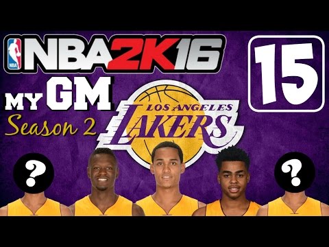 NBA2K16 PC "MyGM" [Season 2 Lakers - 15] vs Wizards! A.I. IS CHEATING???!!!