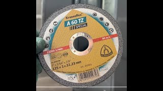 Klingspor 125x1 test video