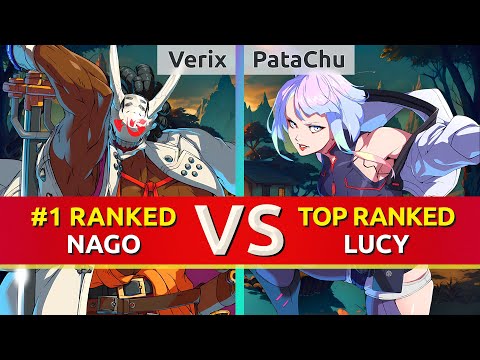 GGST ▰ Verix (#1 Ranked Nagoriyuki) vs PataChu (TOP Ranked Lucy). High Level Gameplay