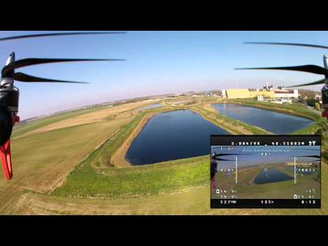 FPV Quadcopter - DJI Flame Wheel F450 - DJI-Naza & GPS - Boscam FPV - Cyclops Breeze OSD