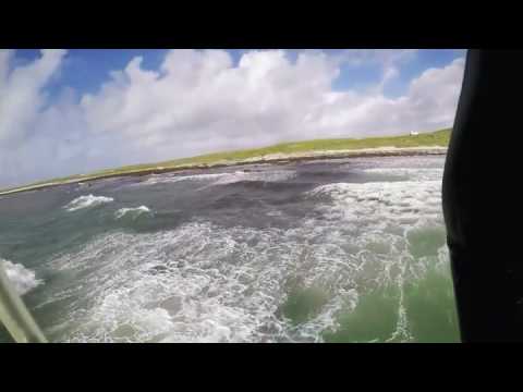 Kitesurfing Uist and Luskintyre,  Scotland 2016