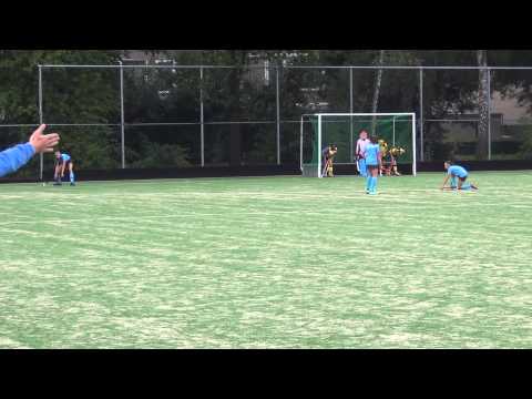 1 ste helft MHC-HCP Wedstrijd Meisjes D1