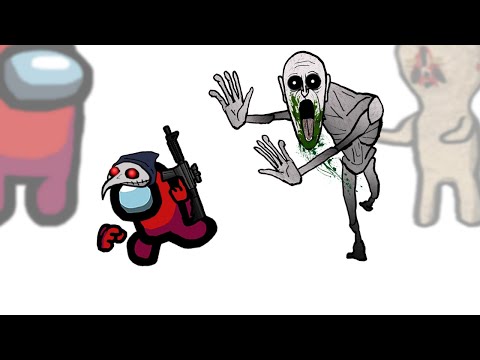 Mini Crewmate Kills SCP Characters | Among Us