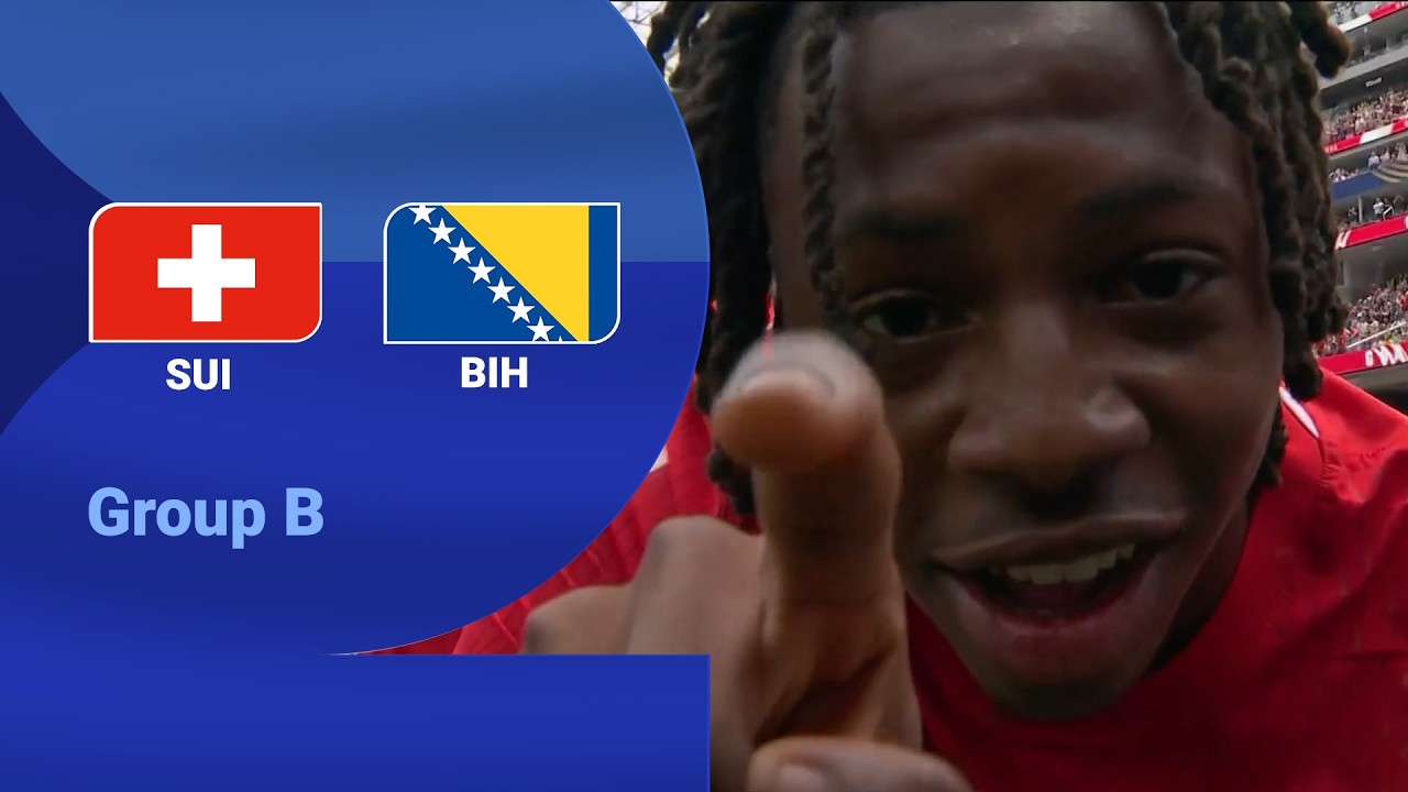 Switzerland 4-1 Bosnia and Herzegovina | Group B | FIFA World Cup 2026™ Highlights