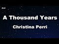 A Thousand Years Karaoke