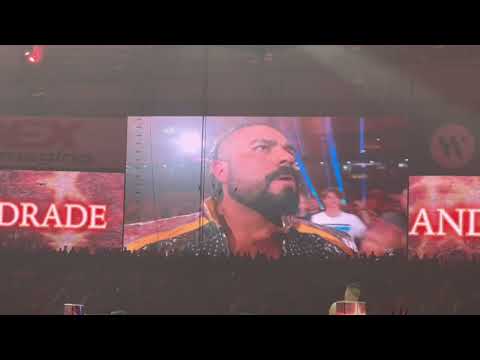 Andrade returns to WWE - Royal Rumble 2024 live crowd reaction