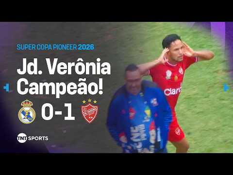 GOL DE PRIMEIRA DECIDE E JARDIM VERÔNIA É CAMPEÃO! REAL MADRUGA 0X1 JD. VERÔNIA | SUPER COPA PIONEER
