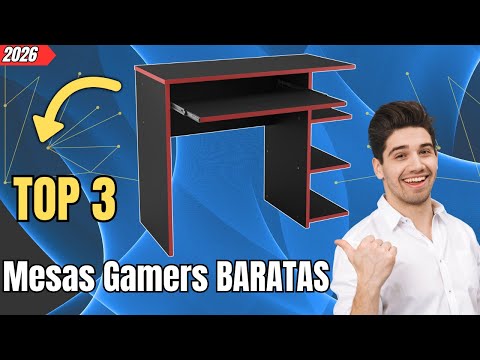 TOP 3 Mesas Gamers 2026  As MELHORES Para Setup Gamer Completo