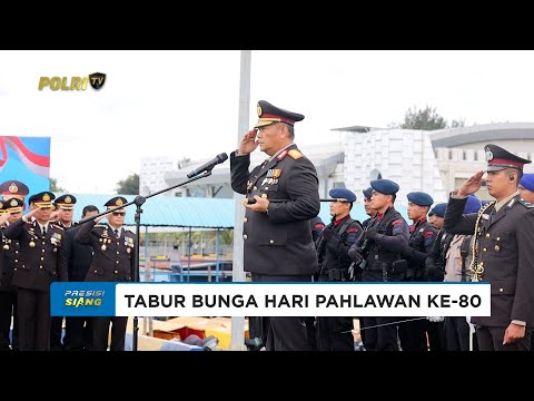 POLDA KEPULAUAN RIAU MELAKSANAKAN UPACARA TABUR BUNGA DI PERAIRAN DERMAGA DITPOLAIRUD