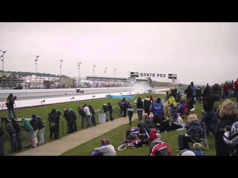 Santa Pod Crash - Graham Ellis - 21st September 2013